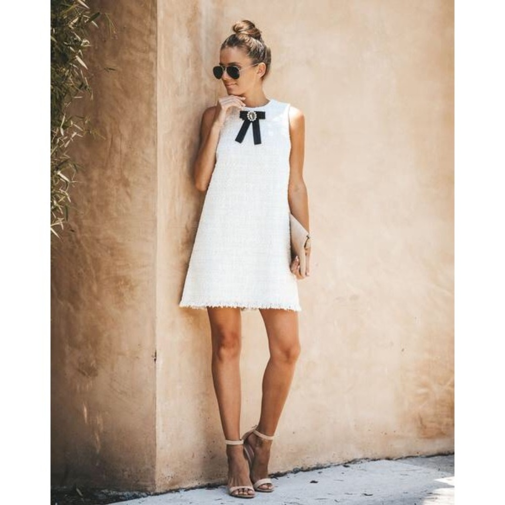 Tweed Shift Dress